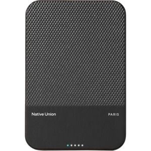 Native Union Re Classic Magnetic Power Bank 5000mah, Black