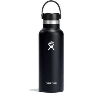 Hydro Flask Standard Mouth Bottle, 532 Ml (18oz), Black