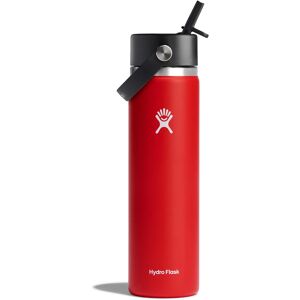 Hydro Flask Wide Mouth With Flex Straw Cap Med Sugerør, 710 Ml (24oz), Goji