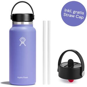 Hydro Flask Wide Mouth Flex Cap + Gratis Straw Cap, 946 Ml (32oz), Lupine