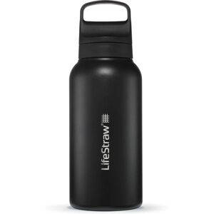 Lifestraw® Go Filter Water Bottle 2.0 Stainless Steel, 1l, Black