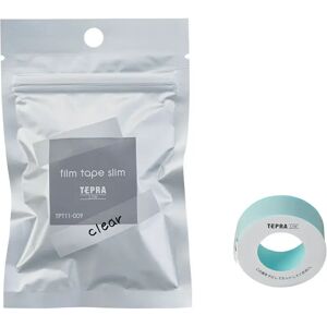 King Jim Tepra Lite Film Tape Slim, Single Color, Clear