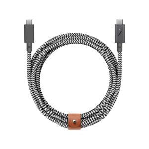 Native Union Belt Cable Pro 240w (Usb-C To Usb-C), Zebra