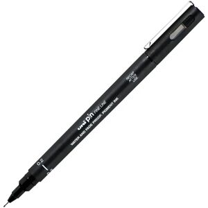 Uni Pin Fineliner Black, 0.2 Mm