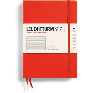 Leuchtturm1917 Notebook Ruled, A5 (Hardcover), Lobster