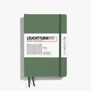 Leuchtturm1917 Notebook Ruled, A5 (Softcover), Olive