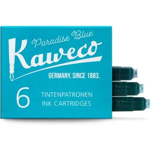 Kaweco Fountain Pen Blekkpatroner (6-Pakk), Paradise Blue