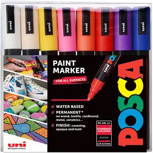 Posca Pc-5m Medium, Standard 16-Pakk