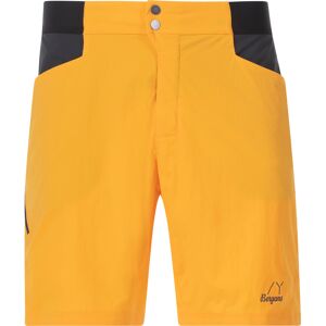 Bergans Of Norway Y Lightline Vapor Shorts Men Mango Yellow/Dark Shadow Grey 50