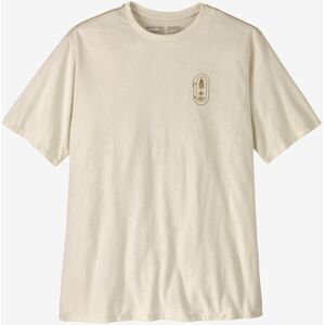 Patagonia M'S Clean Climb Trade Responsibili-Tee Clean Climb Bloom Birch White L