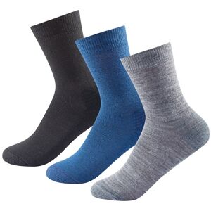 Devold Daily Merino Medium Sock 3pk Kids Kid Mix 31-34