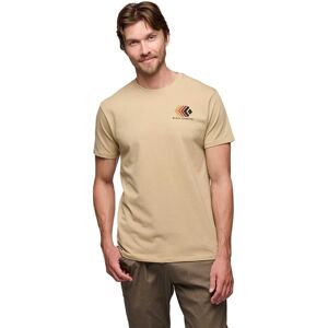 Black Diamond M Faded Ss Tee Khaki M