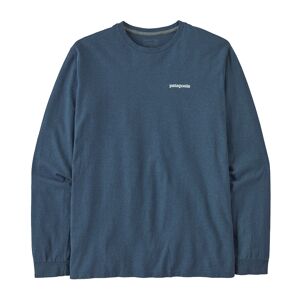 Patagonia M'S L/s P-6 Logo Responsibili-Tee Utility Blue L