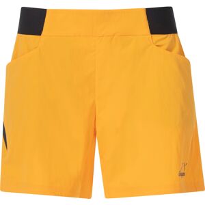 Bergans Of Norway Y Lightline Vapor Shorts Women Mango Yellow/Dark Shadow Grey 38