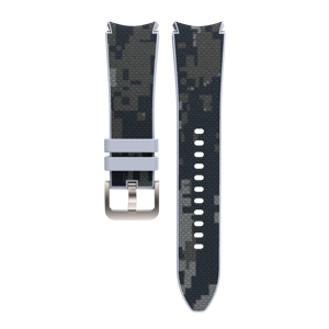 Samsung Galaxy Watch4   Watch5 Hybrid Fabric Band, Camo Grey(Fabric) / Grey