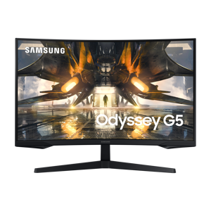 Samsung 32" QHD Gaming Monitor Odyssey G5 Curved, Black