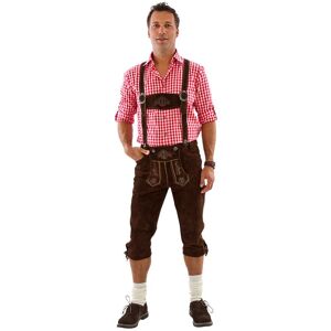 Haus Huberts V.O.F Lederhosen Deluxe brun, Str. 50