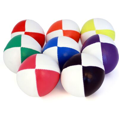 Mr babache Sjonglerball 110g, 2 farget hvit, Oransje Mr babache Sjonglerball 110g, 2 farget hvit, Oransje