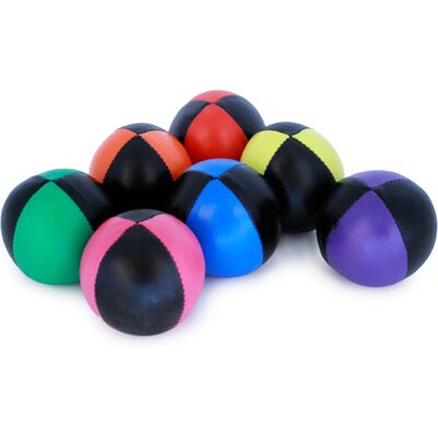 Mr babache Sjonglerball 110g, 2 farget Hvit, Gul Mr babache Sjonglerball 110g, 2 farget Hvit, Gul