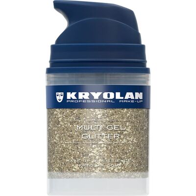 Kryolan Glitter Gel Coarse Gold 50ml Kryolan Glitter Gel Coarse Gold 50ml