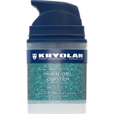 Kryolan Glitter Gel Coarse Petrol 50ml Kryolan Glitter Gel Coarse Petrol 50ml