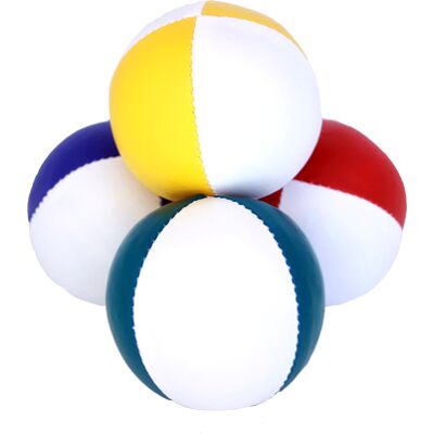 Mr babache Sjonglerball 130g, 2 farget hvit, Gul Mr babache Sjonglerball 130g, 2 farget hvit, Gul