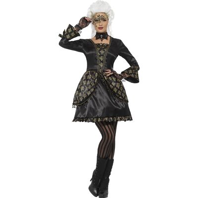 Smiffys Gotisk maskeradeballkjole, Large Smiffys Gotisk maskeradeballkjole, Large