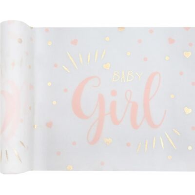 Santex Baby Shower Bordløper Rosa, 30cm x 3 m Santex Baby Shower Bordløper Rosa, 30cm x 3 m
