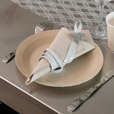 Santex Beige Servietter, 20 stk Santex Beige Servietter, 20 stk