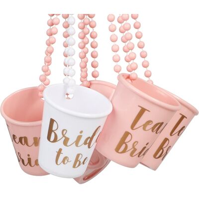 Hisab Joker Bride to be shotglass med halskjede Hisab Joker Bride to be shotglass med halskjede