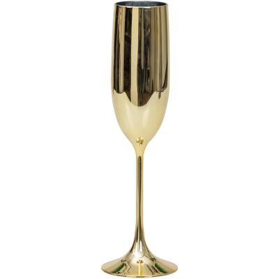 Hisab Joker Champagneglass i Plast, Gull Hisab Joker Champagneglass i Plast, Gull
