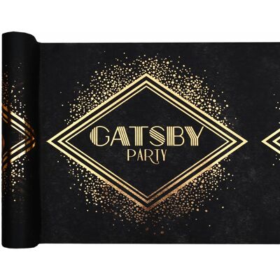 Santex Gatsby bordløper 30cm, 5m svart Santex Gatsby bordløper 30cm, 5m svart