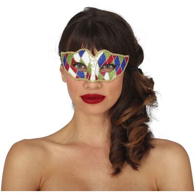 Fiestas Guirca Harlequin Maske Fiestas Guirca Harlequin Maske