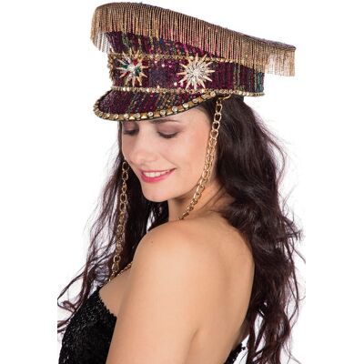 Wilbers Hatt Burning Man Pink Flower Wilbers Hatt Burning Man Pink Flower