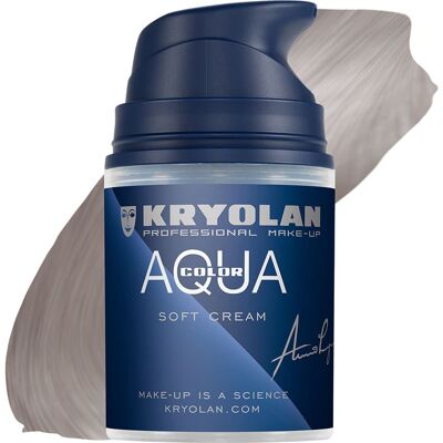 Kryolan Aquacolor Soft Cream Silver 50ml Kryolan Aquacolor Soft Cream Silver 50ml