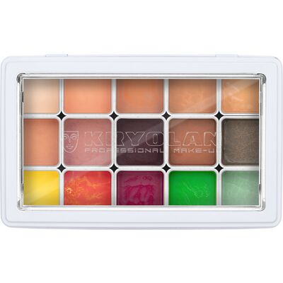 Kryolan FX Design Color Palette 15 colors - Complexion Kryolan FX Design Color Palette 15 colors - Complexion