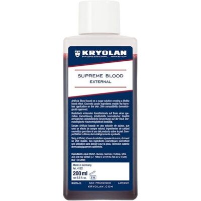 Kryolan Supreme Blood External Dark 200ml Kryolan Supreme Blood External Dark 200ml