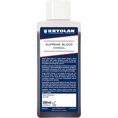 Kryolan Supreme Blood Internal Dark 200ml Kryolan Supreme Blood Internal Dark 200ml