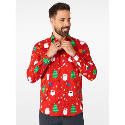 Opposuits Juleskjorte Festivity Red Medium Opposuits Juleskjorte Festivity Red Medium