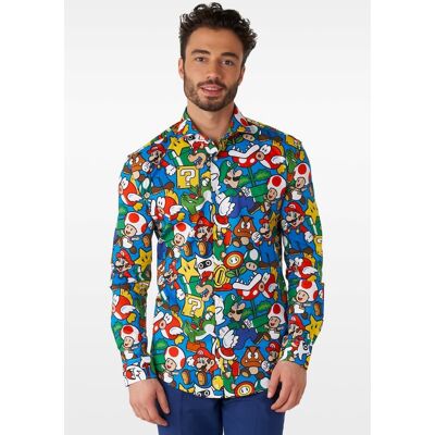 OppoSuits OppoSuit Skjorte Super Mario, M OppoSuits OppoSuit Skjorte Super Mario, M