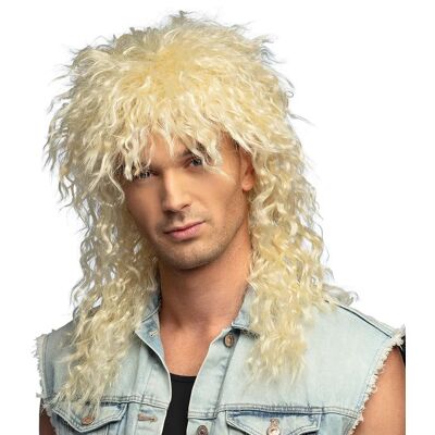Albi Lang Bølgete Blond Rocker Parykk - parykk Albi Lang Bølgete Blond Rocker Parykk - parykk