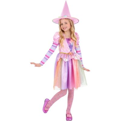 Smiffys Pastell Regnbue Heks, 7-9 år Smiffys Pastell Regnbue Heks, 7-9 år