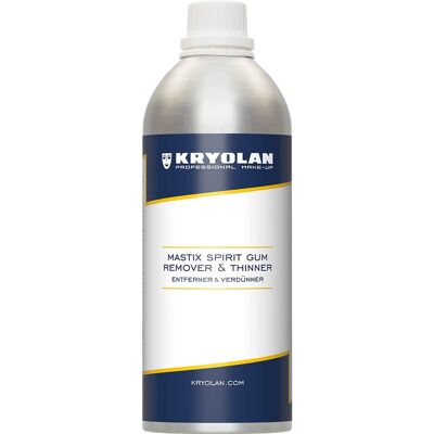 Kryolan Spirit Gum Remover and Thinner 1000ml Kryolan Spirit Gum Remover and Thinner 1000ml