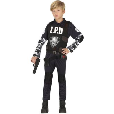 Fiestas Guirca Barnekostyme Zombie Politi 7-9 år Fiestas Guirca Barnekostyme Zombie Politi 7-9 år