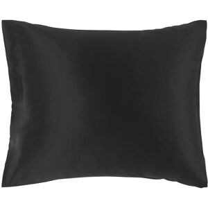 Lenoites Mulberry Silk Pillowcase Black 50x60cm