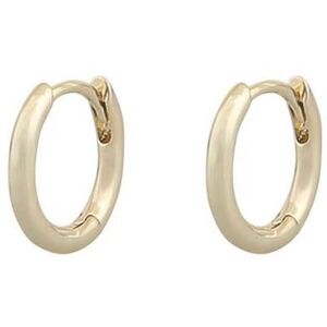 Snö Of Sweden Sevilla Small Ring Earring Plain Gold 12mm