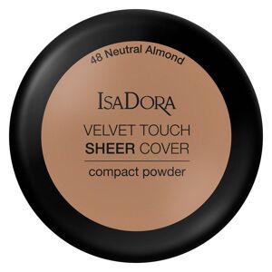 IsaDora Velvet Touch Sheer Cover Compact Powder 48 Neutral Almond