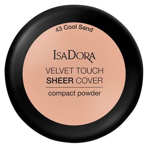 IsaDora Velvet Touch Sheer Cover Compact Powder 43 Cool Sand 10g