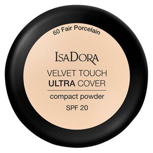 IsaDora Velvet Touch Ultra Cover Compact Powder SPF20 60 Fair Por