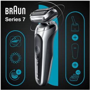 Braun Series 7 71-S7500cc Electric Shaver with Precision Trimmer